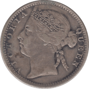 1899 TEN CENTS STRAIT SETTLEMENTS - SILVER WORLD COINS - Cambridgeshire Coins