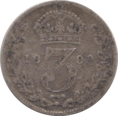 1899 THREEPENCE ( FINE ) - THREEPENCE - Cambridgeshire Coins