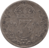 1899 THREEPENCE ( FINE ) - THREEPENCE - Cambridgeshire Coins