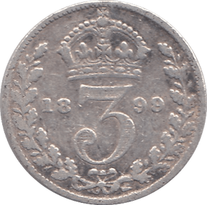 1899 THREEPENCE ( FINE ) - THREEPENCE - Cambridgeshire Coins