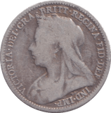 1899 THREEPENCE ( FINE ) - THREEPENCE - Cambridgeshire Coins