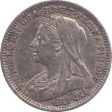 1899 THREEPENCE ( GVF ) - WORLD COINS - Cambridgeshire Coins