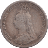 1899 THREEPENCE ( NF ) - THREEPENCE - Cambridgeshire Coins