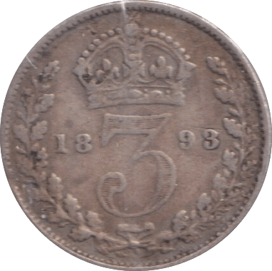 1899 THREEPENCE ( NF ) - THREEPENCE - Cambridgeshire Coins