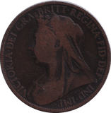 1899 WIDE SPACED PENNY ( FINE ) - PENNY - Cambridgeshire Coins