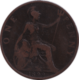 1899 WIDE SPACED PENNY ( FINE ) - PENNY - Cambridgeshire Coins
