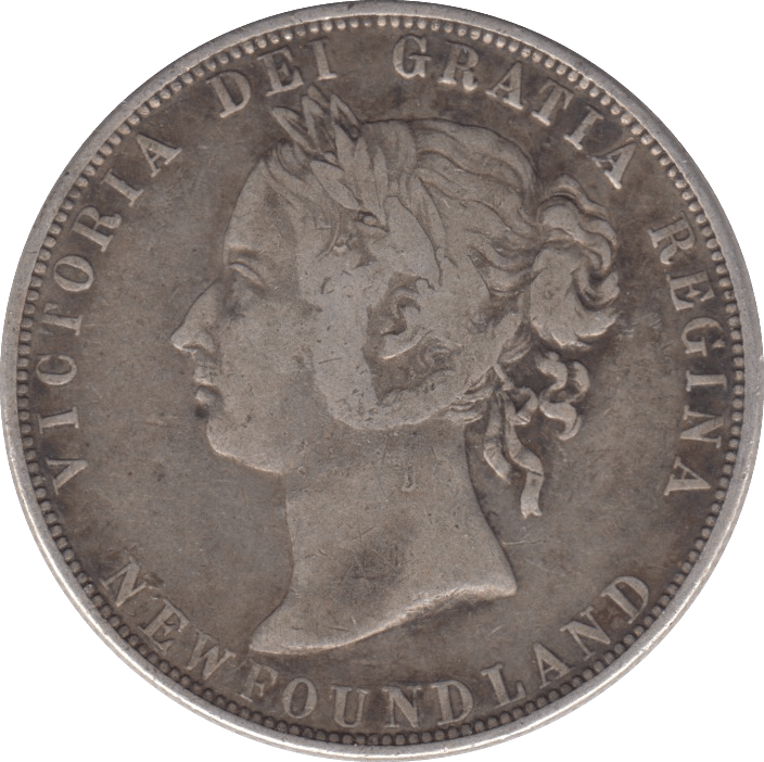 1900 50 CENTS NEWFOUNDLAND - SILVER WORLD COINS - Cambridgeshire Coins