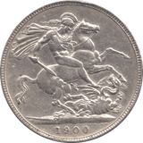 1900 CROWN ( EF ) - CROWN - Cambridgeshire Coins