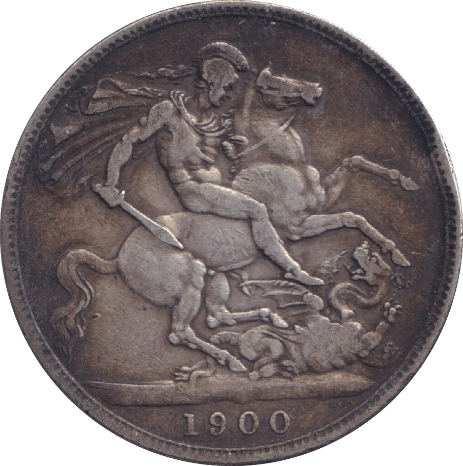 1900 CROWN ( FINE ) - CROWN - Cambridgeshire Coins