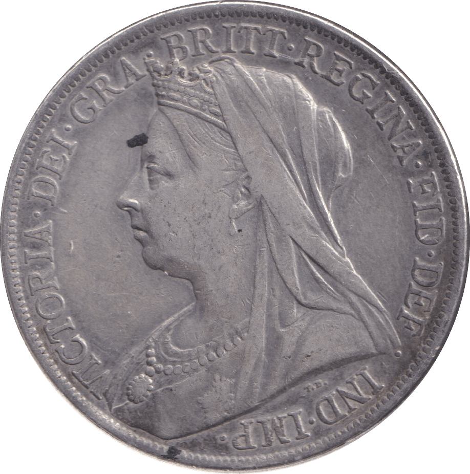 1900 CROWN ( FINE ) - CROWN - Cambridgeshire Coins