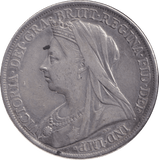 1900 CROWN ( FINE ) - CROWN - Cambridgeshire Coins
