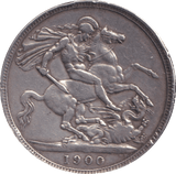 1900 CROWN ( FINE ) - CROWN - Cambridgeshire Coins