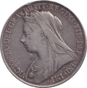1900 CROWN ( FINE ) - CROWN - Cambridgeshire Coins