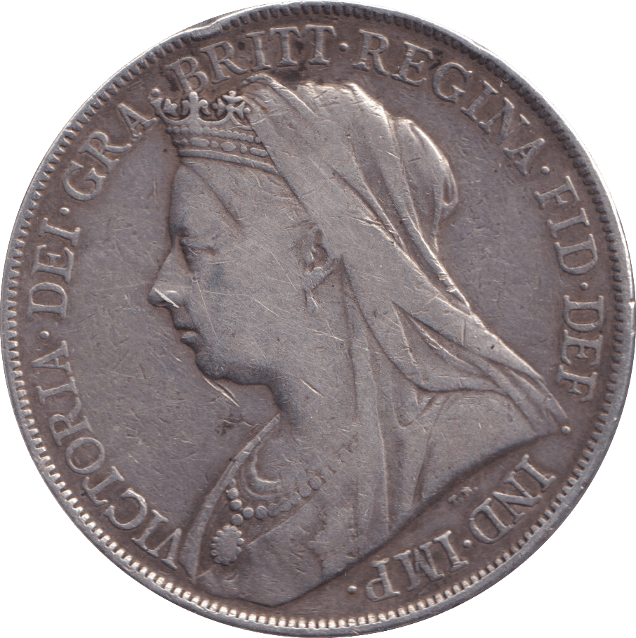 1900 CROWN ( FINE ) - CROWN - Cambridgeshire Coins