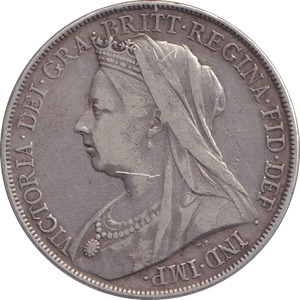 1900 CROWN ( FINE ) - CROWN - Cambridgeshire Coins