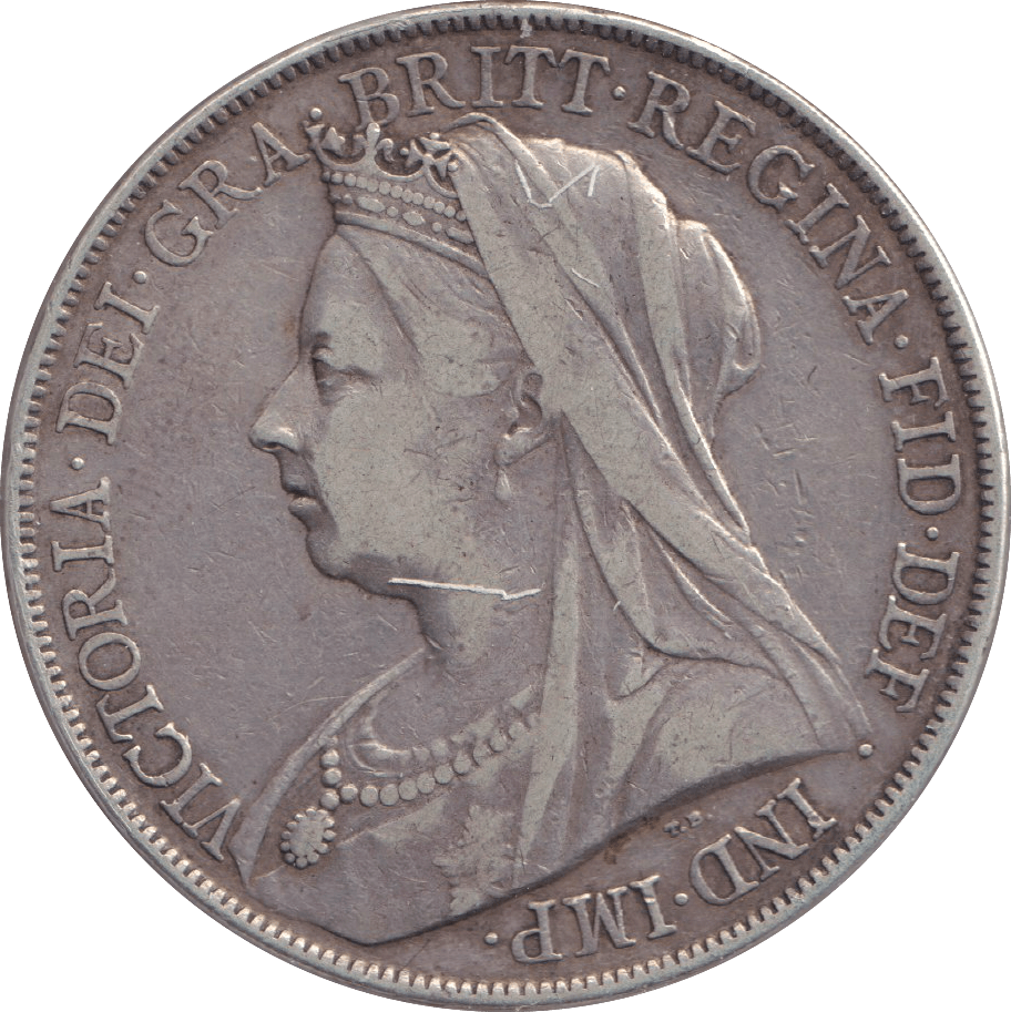 1900 CROWN ( FINE ) - CROWN - Cambridgeshire Coins