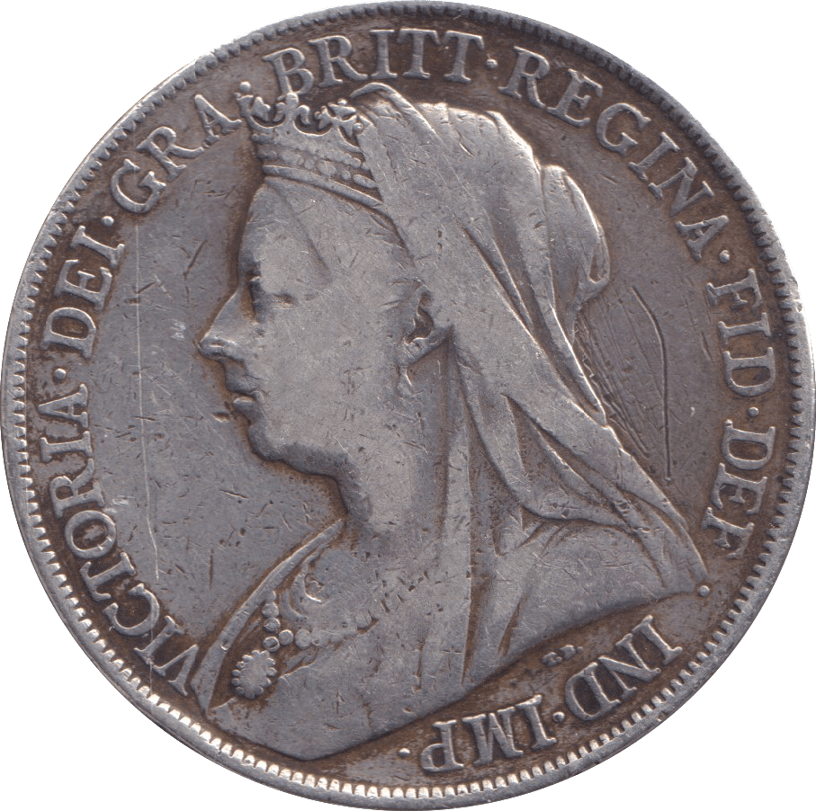 1900 CROWN ( FINE ) - CROWN - Cambridgeshire Coins