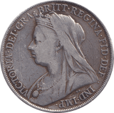 1900 CROWN ( FINE ) - CROWN - Cambridgeshire Coins