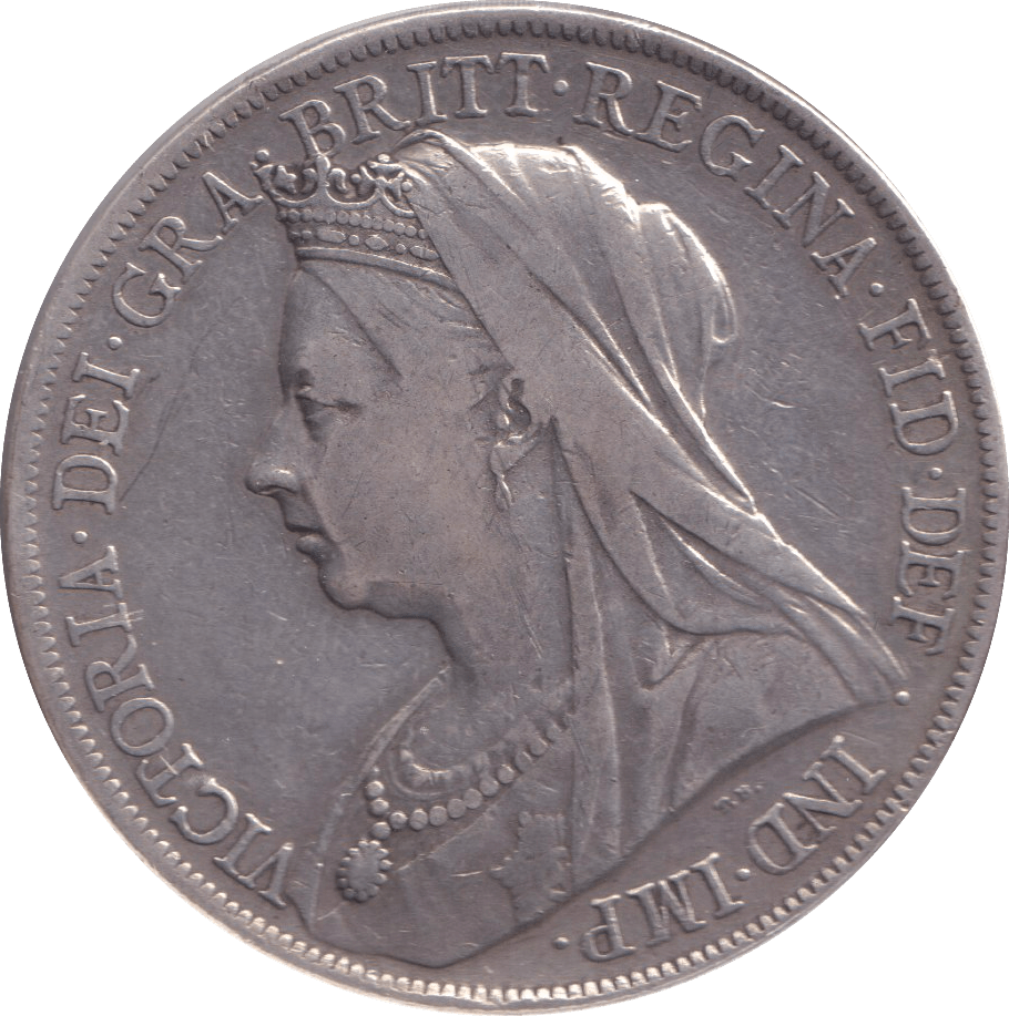 1900 CROWN ( FINE ) - CROWN - Cambridgeshire Coins