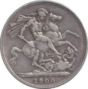 1900 CROWN ( FINE ) - CROWN - Cambridgeshire Coins