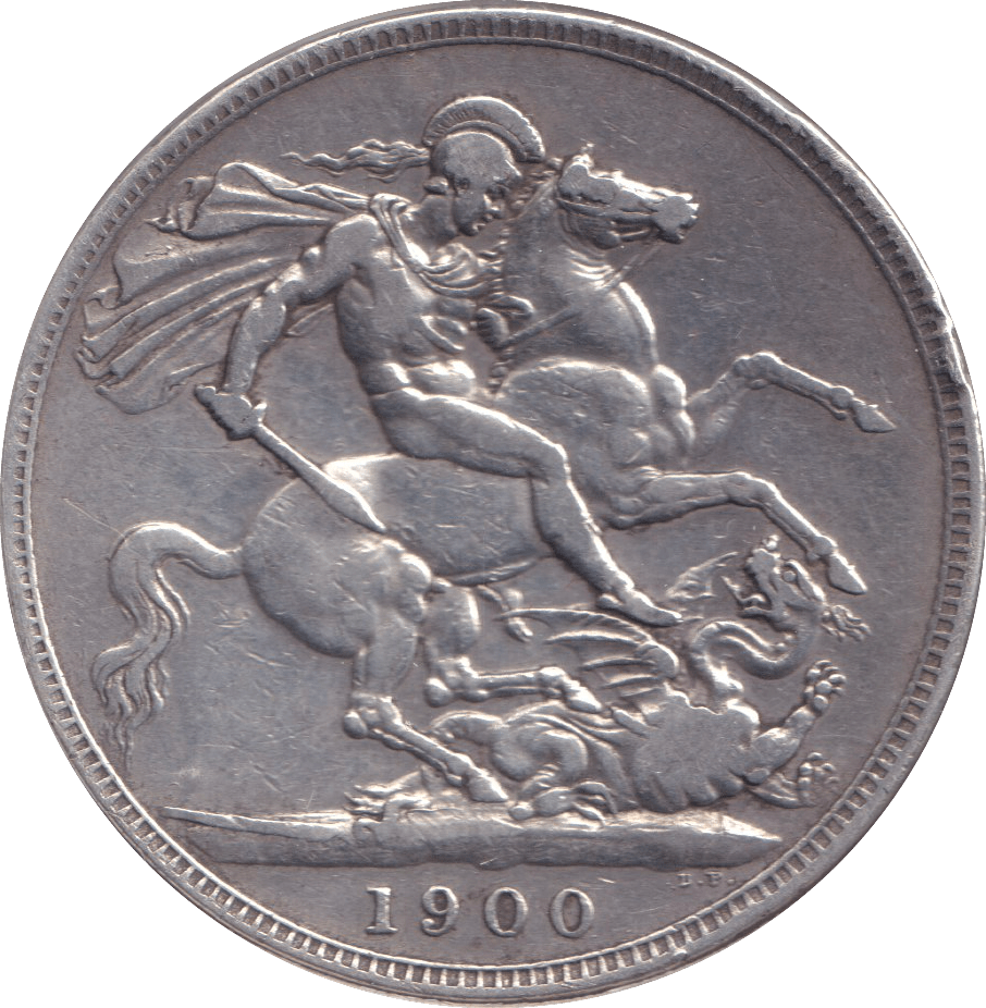 1900 CROWN ( FINE ) - CROWN - Cambridgeshire Coins