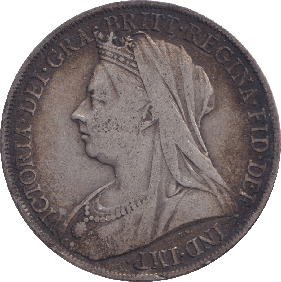 1900 CROWN ( FINE ) - CROWN - Cambridgeshire Coins