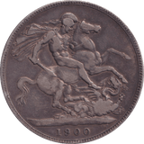 1900 CROWN ( FINE ) - CROWN - Cambridgeshire Coins