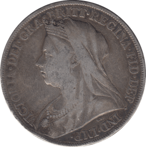 1900 CROWN ( FINE ) - CROWN - Cambridgeshire Coins