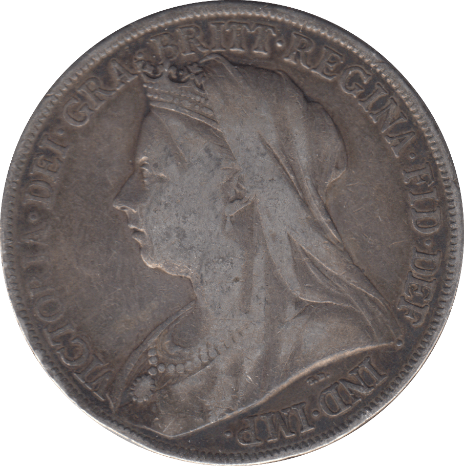 1900 CROWN ( FINE ) - CROWN - Cambridgeshire Coins