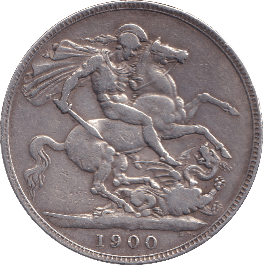 1900 CROWN ( FINE ) - CROWN - Cambridgeshire Coins