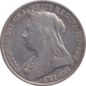 1900 CROWN ( FINE ) - CROWN - Cambridgeshire Coins