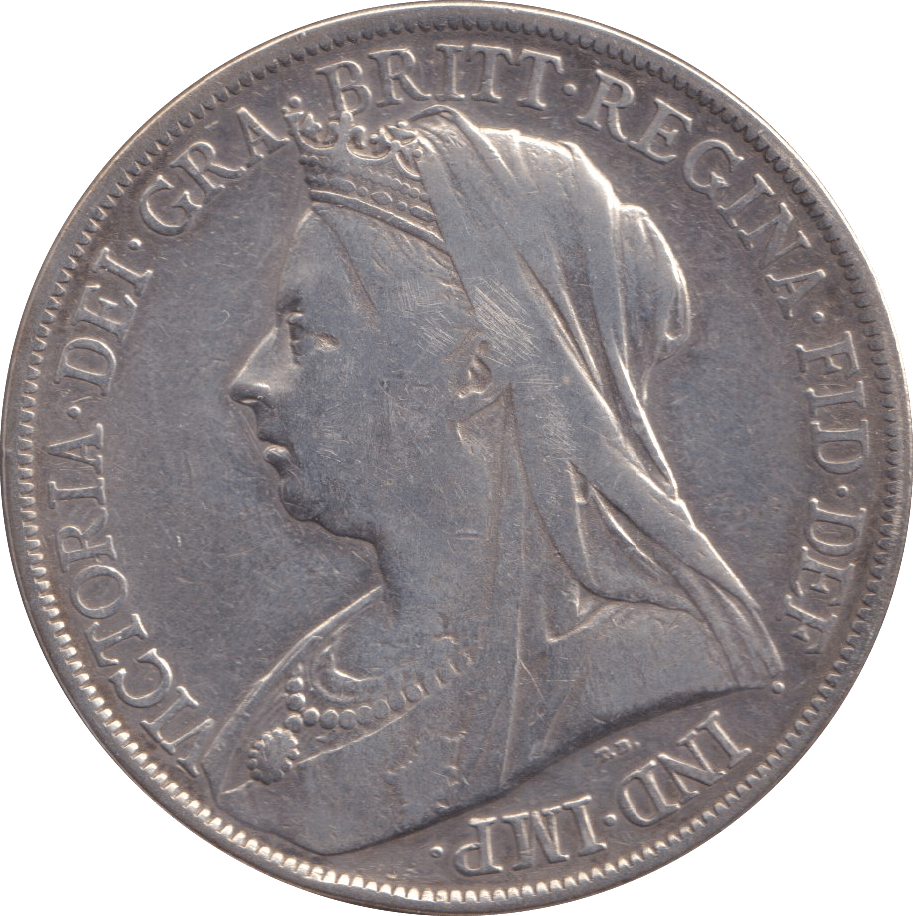 1900 CROWN ( FINE ) - CROWN - Cambridgeshire Coins