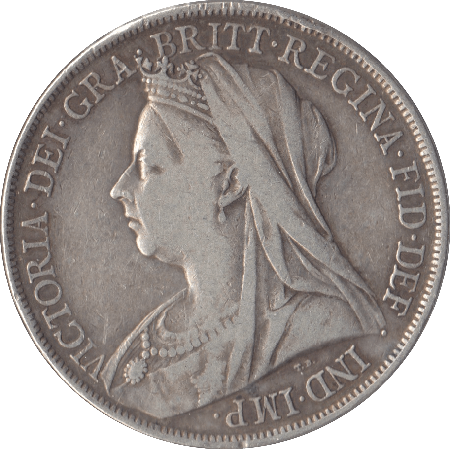 1900 CROWN ( FINE ) - CROWN - Cambridgeshire Coins