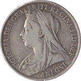 1900 CROWN ( FINE ) - CROWN - Cambridgeshire Coins