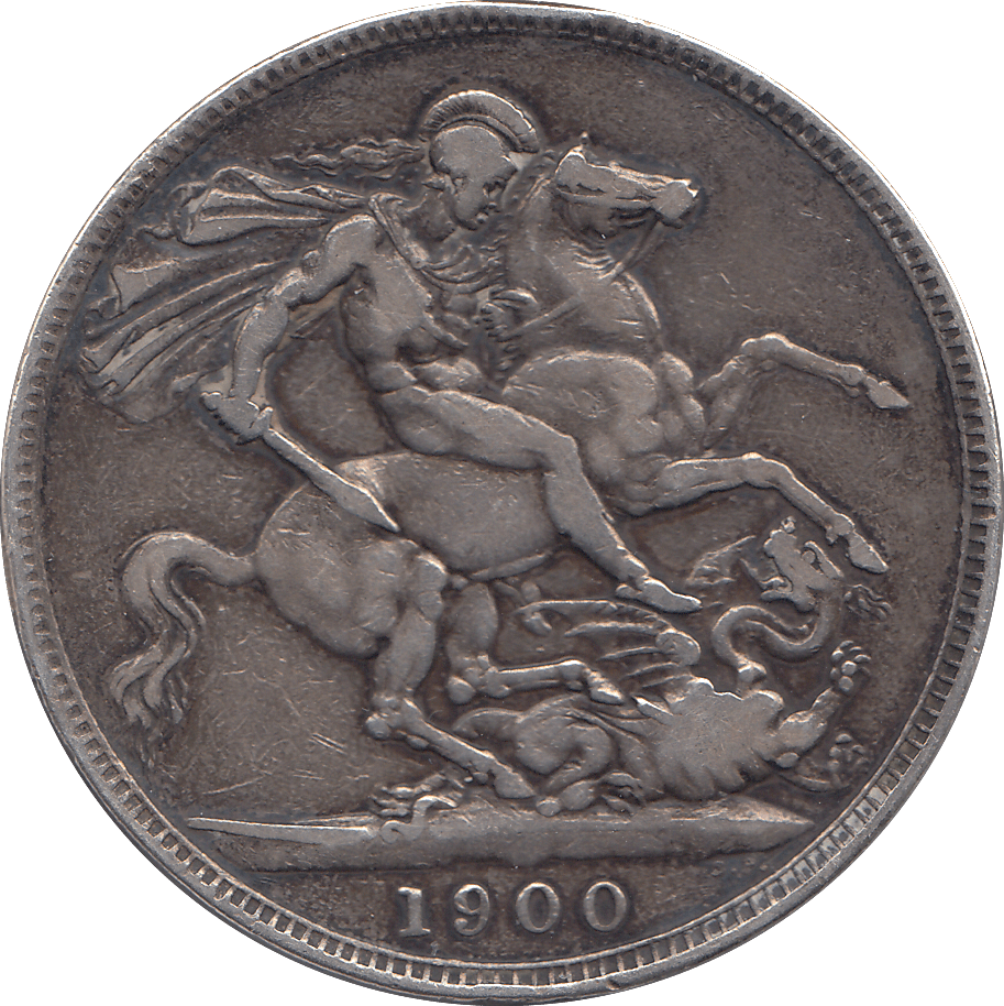 1900 CROWN ( FINE ) - CROWN - Cambridgeshire Coins