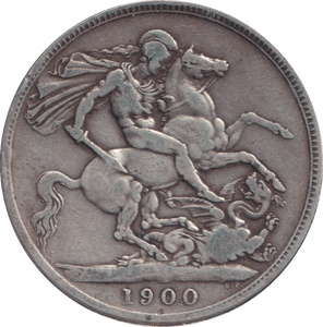 1900 CROWN ( FINE ) - CROWN - Cambridgeshire Coins
