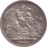 1900 CROWN ( FINE ) - CROWN - Cambridgeshire Coins