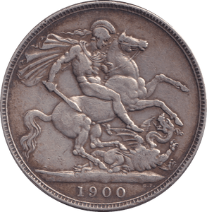 1900 CROWN ( FINE ) - CROWN - Cambridgeshire Coins