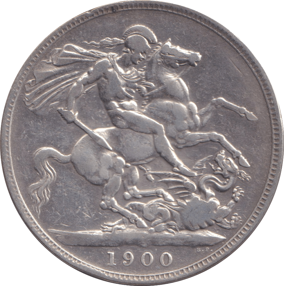 1900 CROWN ( FINE ) - CROWN - Cambridgeshire Coins