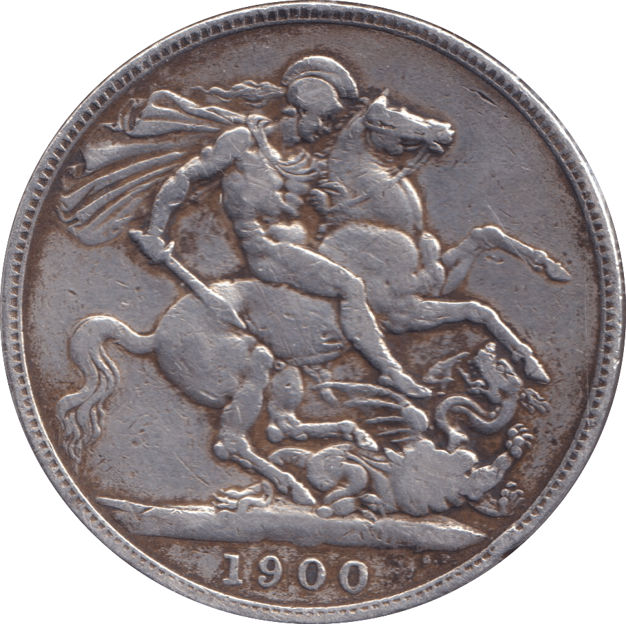 1900 CROWN ( FINE ) - CROWN - Cambridgeshire Coins