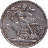 1900 CROWN ( FINE ) - CROWN - Cambridgeshire Coins