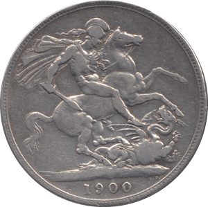 1900 CROWN ( FINE ) - CROWN - Cambridgeshire Coins