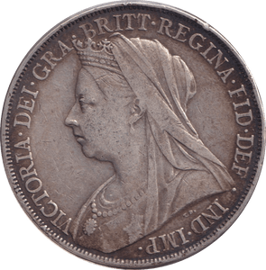 1900 CROWN ( FINE ) - CROWN - Cambridgeshire Coins