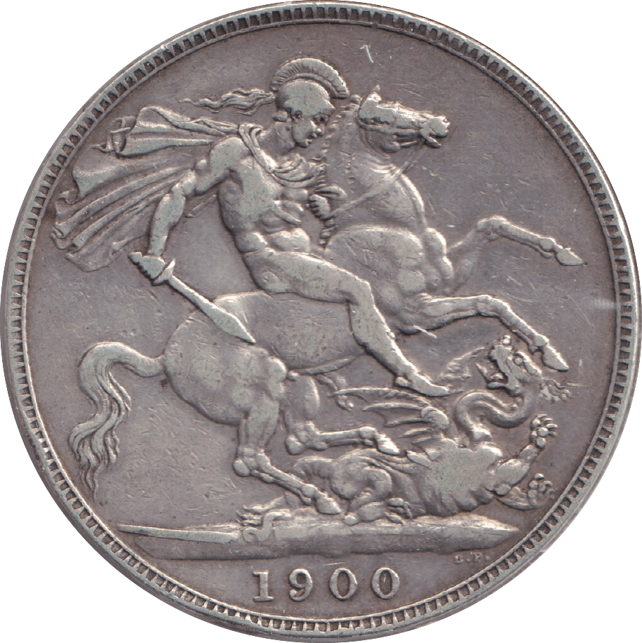 1900 CROWN ( FINE ) - CROWN - Cambridgeshire Coins