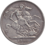 1900 CROWN ( FINE ) - CROWN - Cambridgeshire Coins