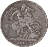 1900 CROWN ( FINE ) - CROWN - Cambridgeshire Coins