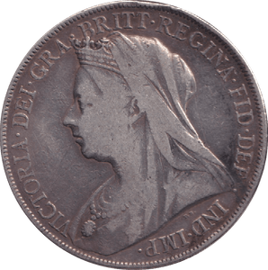 1900 CROWN ( FINE ) - CROWN - Cambridgeshire Coins