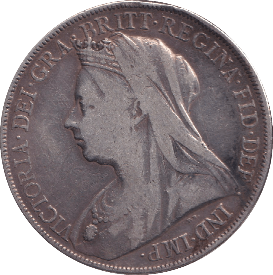 1900 CROWN ( FINE ) - CROWN - Cambridgeshire Coins