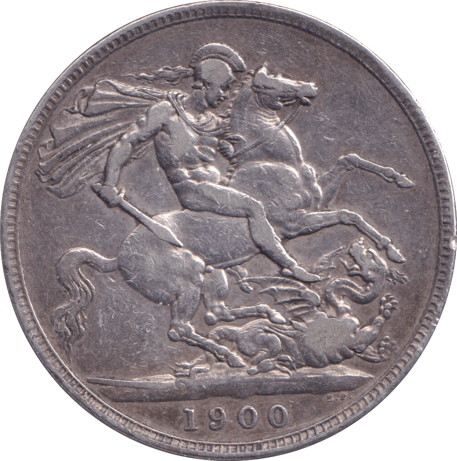 1900 CROWN ( FINE ) - CROWN - Cambridgeshire Coins
