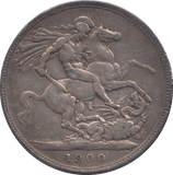 1900 CROWN ( GF ) - CROWN - Cambridgeshire Coins